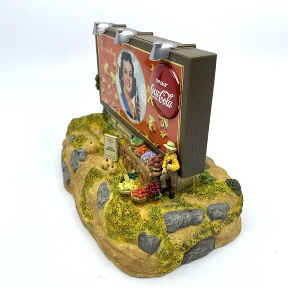 Coca-Cola Musical Fall Billboard Coin Bank Lights Up w/Instructions 1996 - Picture 2 of 11